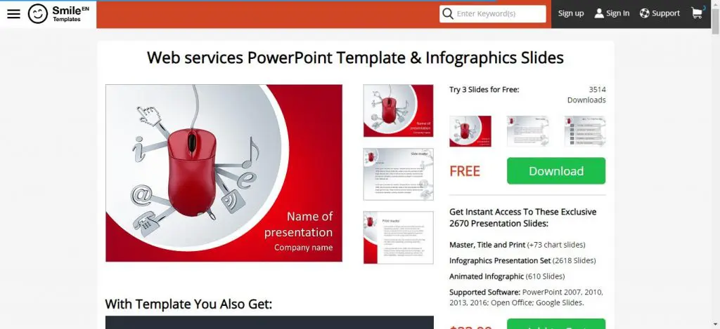แจกฟรี!! PowerPoint Free Template & Infographics Slides มากกว่า 100,000 ไฟล์