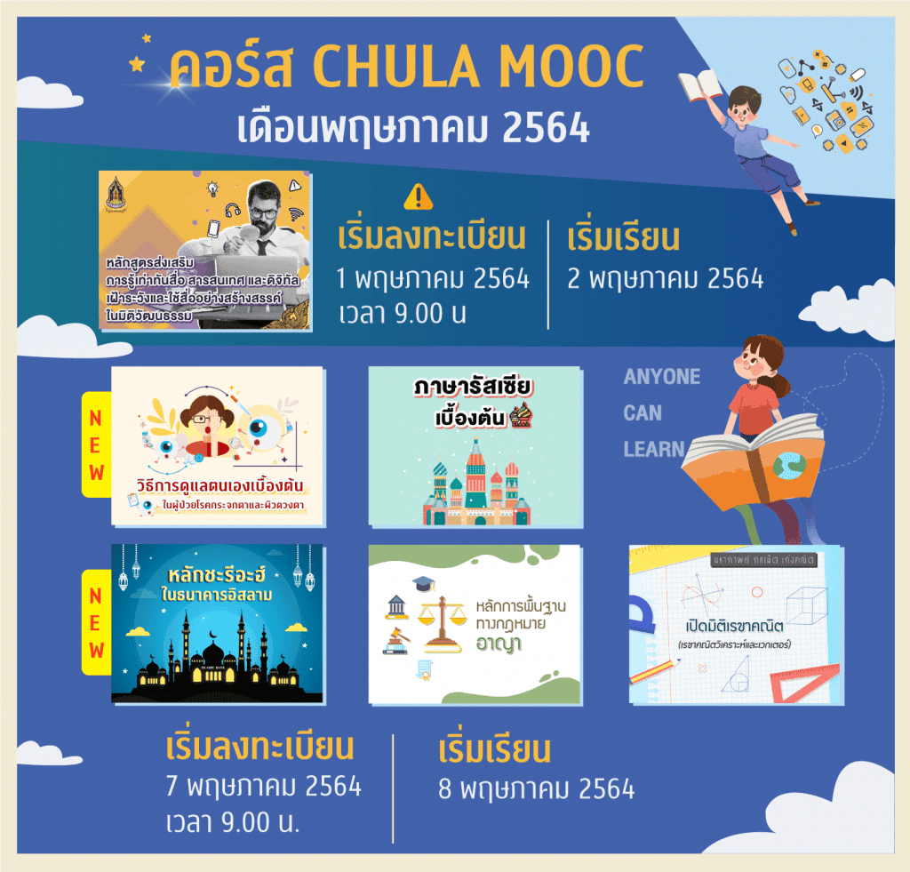 178096917 810832089542839 3839574518170918754 n คอร์ส เรียนออนไลน์ CHULA MOOC ประจำเดือนพฤษภาคม 2564