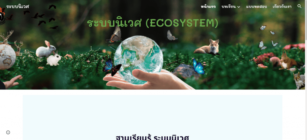 ScreenShot 20220408103349 แบบทดสอบออนไลน์ และรับวุฒิบัตร เรื่อง ระบบนิเวศ Ecosystem เมื่อผ่านเกณฑ์ ร้อยละ 60 จะได้รับวุฒิบัตรผ่าน Email