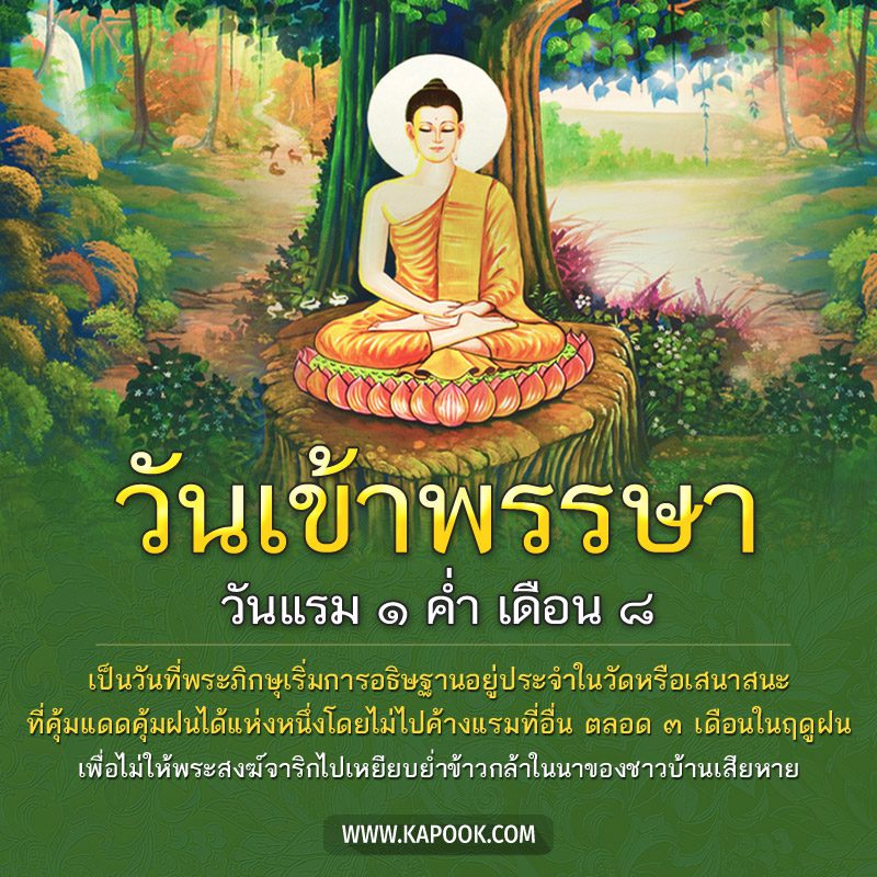 KapookToday BuddhistLentDay แบบทดสอบออนไลน์ เนื่องในวันอาสาฬหบูชาและวันเข้าพรรษา ผ่านเกณฑ์ 70% รับเกียรติบัตรฟรี โดยห้องสมุดประชาชนจังหวัดศรีสะเกษ