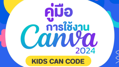 คู่มือใช้งาน CANVA 2024 โดย KIDS CAN CODE สื่อการสอนวิทยาการคำนวณ