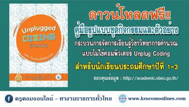 คู่มือรูปแบบชุดกิจกรรมและตัวอย่างกระบวนการจัดการเรียนรู้-1