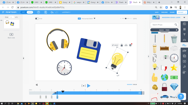 อบรมเชิงปฏิบัติการ การสร้าง Motion Graphic ด้วยโปรแกรม Powtoon  เพื่อการศึกษา 4 เมษายน 2565