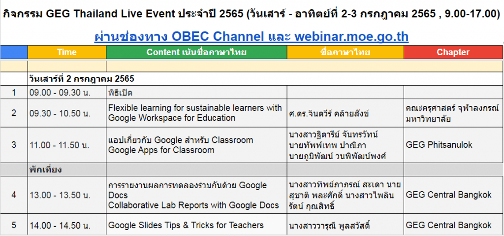 ScreenShot 20220630125759 GEG Thailand Live Event 2022 วันที่ 2-3 July 2022 อบรมฟรีพร้อมได้เกียรติบัตร