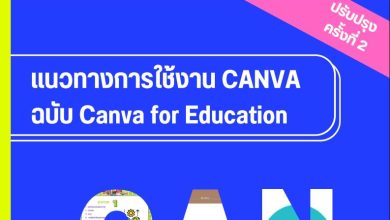 คู่มือการใช้งาน canva for education ไฟล์ PDF (ฉบับ draft) มี 148 หน้า จัดทำโดย ศน.รัชภูมิ สมสมัย